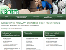 Tablet Screenshot of muuttotampere.fi